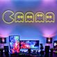 Pac-Man mit Geistern LED-Neonschild Gamingzimmer Bar