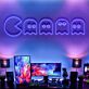 Pac-Man mit Geistern LED-Neonschild Gamingzimmer Bar