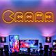Pac-Man mit Geistern LED-Neonschild Gamingzimmer Bar