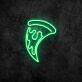 Pizzastück LED-Neonschild für Restaurant Küche