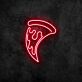 Pizzastück LED-Neonschild für Restaurant Küche