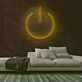 Ein-Aus-Symbol als LED-Neonschild