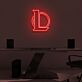 Spiel-Logo mit Buchstabe L LED-Neonschild für Gaming Zimmer