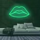 Lippenkontur LED-Neonschild Bar Wohnzimmer