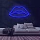 Lippenkontur LED-Neonschild Bar Wohnzimmer