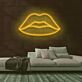 Lippenkontur LED-Neonschild Bar Wohnzimmer