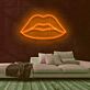 Lippenkontur LED-Neonschild Bar Wohnzimmer