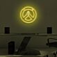 Overwatch Logo LED-Neonschild für Gamingzimmer Büro