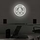 Overwatch Logo LED-Neonschild für Gamingzimmer Büro