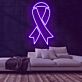 Schleifenband Symbol LED-Neonschild für Gesundheit