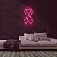 Schleifenband Symbol LED-Neonschild für Gesundheit