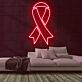 Schleifenband Symbol LED-Neonschild für Gesundheit