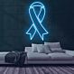 Schleifenband Symbol LED-Neonschild für Gesundheit