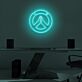 Overwatch Logo LED-Neonschild für Gamingzimmer Büro