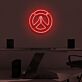 Overwatch Logo LED-Neonschild für Gamingzimmer Büro