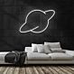 Planet mit Ring LED-Neonschild Wohnzimmer Bar