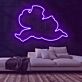 fliegender Engel LED-Neonschild Wohnzimmer Bar