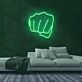 Faust LED-Neonschild für Fitnessstudio und Boxclub