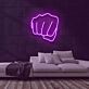 Faust LED-Neonschild für Fitnessstudio und Boxclub