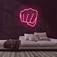 Faust LED-Neonschild für Fitnessstudio und Boxclub