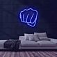 Faust LED-Neonschild für Fitnessstudio und Boxclub