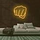 Faust LED-Neonschild für Fitnessstudio und Boxclub