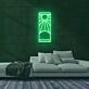 Sonnenaufgang über Horizont LED-Neonschild Wohnzimmer Büro