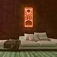 Sonnenaufgang über Horizont LED-Neonschild Wohnzimmer Büro