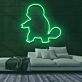 Figur eines kleinen Drachen LED-Neonschild für Gamingzimmer und Kinderzimmer