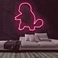 Figur eines kleinen Drachen LED-Neonschild für Gamingzimmer und Kinderzimmer