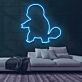 Figur eines kleinen Drachen LED-Neonschild für Gamingzimmer und Kinderzimmer