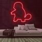 Figur eines kleinen Drachen LED-Neonschild für Gamingzimmer und Kinderzimmer