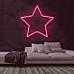 Stern LED-Neonschild für Wohnzimmer und Bar