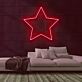 Stern LED-Neonschild für Wohnzimmer und Bar