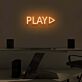 PLAY ▶ LED-Neonschild Gamingzimmer Home Office