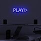 PLAY ▶ LED-Neonschild Gamingzimmer Home Office