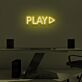 PLAY ▶ LED-Neonschild Gamingzimmer Home Office