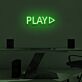 PLAY ▶ LED-Neonschild Gamingzimmer Home Office
