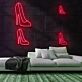 High Heel Schuh LED-Neonschild für Modegeschäft Boutique