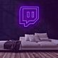 Sprechblase Symbol mit Augen LED-Neonschild für Gaming Zimmer
