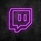 Sprechblase Symbol mit Augen LED-Neonschild für Gaming Zimmer