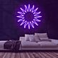 Sonne Symbol LED-Neonschild Wohnzimmer Cafe