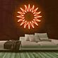 Sonne Symbol LED-Neonschild Wohnzimmer Cafe