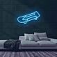 Skateboard mit Pfeil LED-Neonschild Skateshop Jugendzimmer