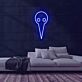 Pestmaske Symbol LED-Neonschild für Bar Club