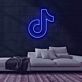 Musiknote Symbol LED-Neonschild für Gaming und Wohnzimmer