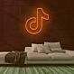 Musiknote Symbol LED-Neonschild für Gaming und Wohnzimmer