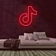 Musiknote Symbol LED-Neonschild für Gaming und Wohnzimmer