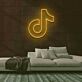 Musiknote Symbol LED-Neonschild für Gaming und Wohnzimmer