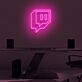 Sprechblasen-Symbol LED-Neonschild für Gaming und Streaming